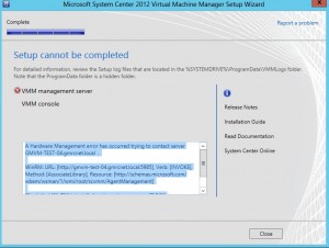 WinRM error