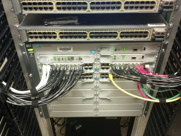 Properly wiring a network closet