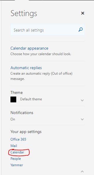 Add Office 365 Calendar to Google Calendar